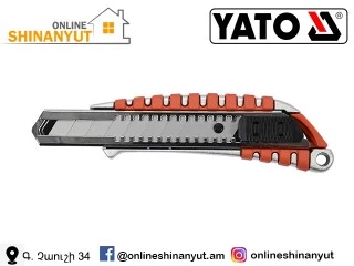 Դանակ՝ պաստառի համար 18մմ YATO YT-75122