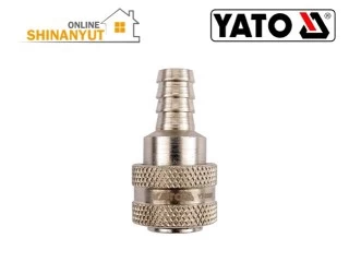 YATO YT-2398, պնևմատիկ ադապտեր  пневматический адаптер   pneumatic adapter, 1/2 M  наружная резьба   1/4 F  внутренняя резьба  , օդային խողովակի միացում  фитинг для воздушного шланга  air hose fitting, կոմպրեսորի ադապտեր  адаптер для компрессора  compressor adapter, պնևմատիկ միակցիչ  пневматический соединитель pneumatic connector    , նիկելապատ միացում  никелированный фитинг  nickel plated fitting   , Q235 պողպատ сталь steel