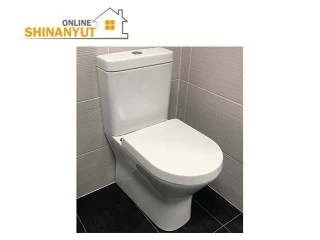Jasee 840 1-073 սպիտակ մոնոբլոկ զուգարանակոնք դանդաղ փակվող կափարիչով լոգասենյակի համար унитаз белого цвета моноблочный с крышкой с плавным закрыванием для ванной комнаты white monobloc toilet with soft-close lid for the bathroom