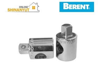 BERENT BT2639, գալովկայի անցում, գալովկայի ադապտեր, 1/2F 3/8M, անցքով ադապտեր, socket adapter, գործիքների ադապտեր, գլխիկների անցում, ավտոգործիքներ, ձեռքի գործիքներ Переходник BERENT BT2639 1/2"F–3/8"M со сквозным отверстием. Для торцевых головок, Т-образных рукояток, автосервиса и ремонтных работ. Buy BERENT BT2639 1/2"F–3/8"M socket adapter with through-hole design. Ideal for socket sets, T-handles, automotive repair and workshop use.