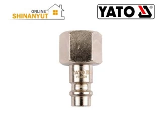 YATO YT-2404, պնևմատիկ ադապտեր  пневматический адаптер  pneumatic adapter   , օդային կոմպրեսորի ադապտեր  адаптер для воздушного компрессора  air compressor adapter   , 1/2 F  фитинг с внутренней резьбой   1/4 M միացում  наружной резьбой  fitting    , օդային խողովակի միակցիչ  соединитель для воздушного шланга  air hose connector   , պնևմատիկ միացում  пневматический фитинг  pneumatic fitting   , Q235 պողպատե ադապտեր  адаптер из стали   steel adapter   , YATO գործիքներ инструменты tools