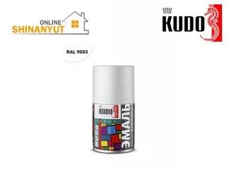 Փչովի էմալ ալկիդային սպիտակ անփայլ 0.14լ փոքր KUDO KU-1101.2