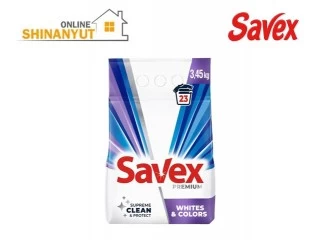Լվացքի փոշի 3.450կգ Savex Premium Whites Colors
