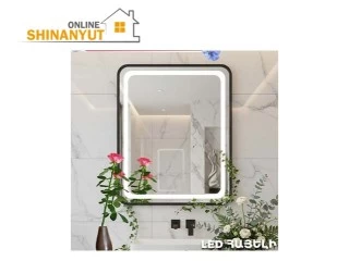 լեդ հայելի սենսորային 60x60 sensor led mirror bathroom сенсорное зеркало с лед подсветкой illuminated mirror bathroom led mirror հայելի լուսավորությամբ modern mirror