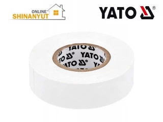Մեկուսիչ ժապավեն սպիտակ 19մմ*20մ*0.13մմ YATO YT-81656