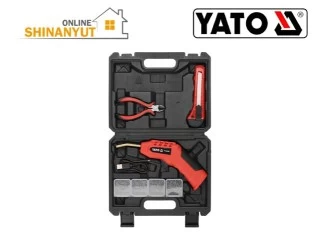 YATO YT-824480, անլար պլաստմասսայի եռակցիչ беспроводной сварочный аппарат для пластика cordless plastic welder, պլաստմասսայի վերանորոգման հավաքածու набор для ремонта пластика plastic repair kit, պլաստմասսայի եռակցման գործիք инструмент для сварки пластика plastic welding tool, բամպերի վերանորոգման գործիք  инструмент для ремонта бамперов bumper repair tool, ավտոմեքենայի պլաստմասսայի նորոգում ремонт автомобильного пластика automotive plastic repair, մարտկոցի պլաստմասսայի եռակցիչ аккумуляторный сварочный аппарат для пластика battery plastic welder, պլաստմասսայի կեռիկավոր եռակցիչ сварочный аппарат для пластиковых скоб plastic staple welder, YATO պլաստմասսայի եռակցիչ сварочный аппарат для пластика plastic welder