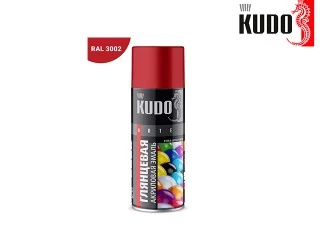 Փչովի էմալ ակրիլային մուգ կարմիր փայլուն KUDO KU-A3002
