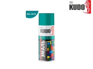 Փչովի էմալ ալկիդային փիրուզագույն KUDO KU-1020